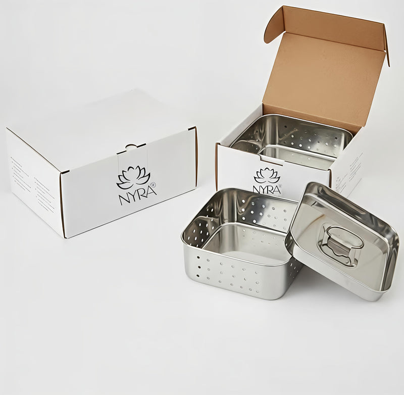 Premium Stainless Steel-square Paneer Maker  – Press Mould