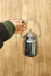 Stainless Steel Mini Oil Canister with Lid & Handle – Oil Storage Canister