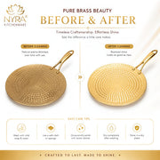 nyra-kitchenware-premium-brass-hammered-tawa-griddle-roti-pan