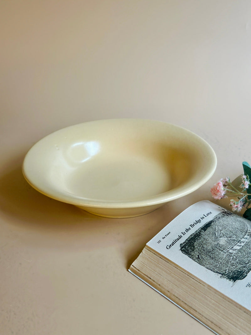Nurture India Have It All Pasta Bowl Beige Basics