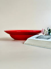 Nurture India Have It All Pasta Bowl Bright Red