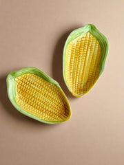 Nurture India Bhutta Corn Snack Plates 2-Piece Set