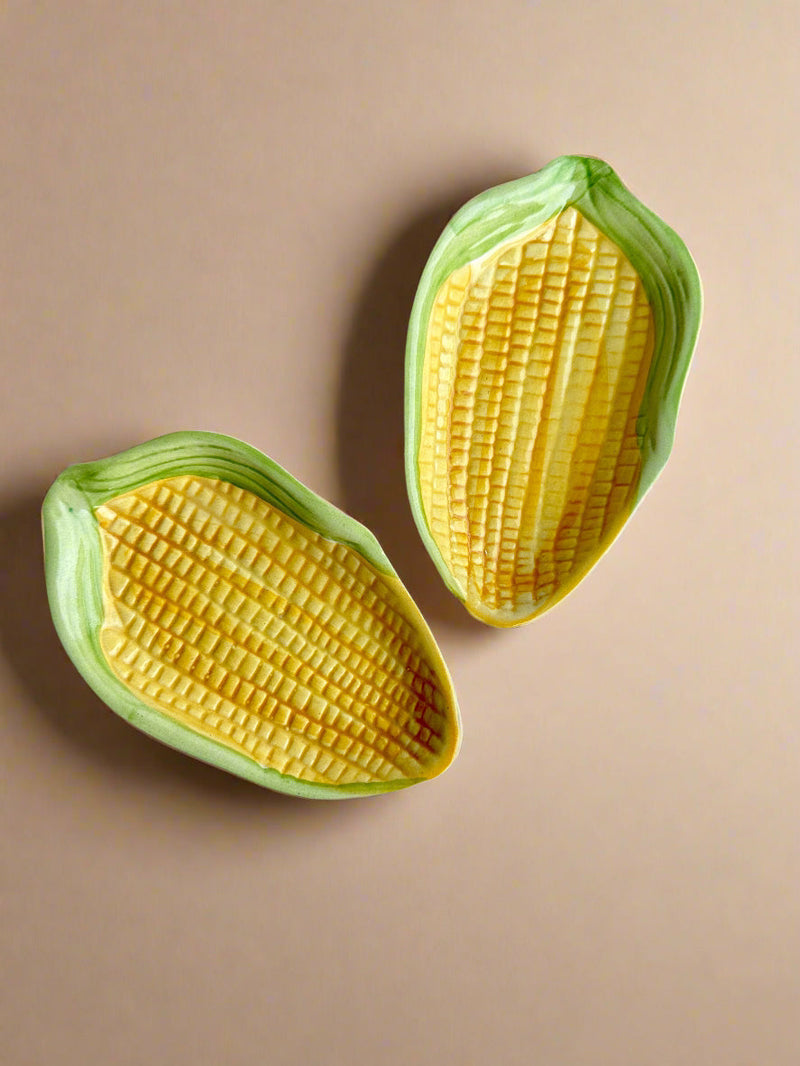 Nurture India Bhutta Corn Snack Plates 2-Piece Set
