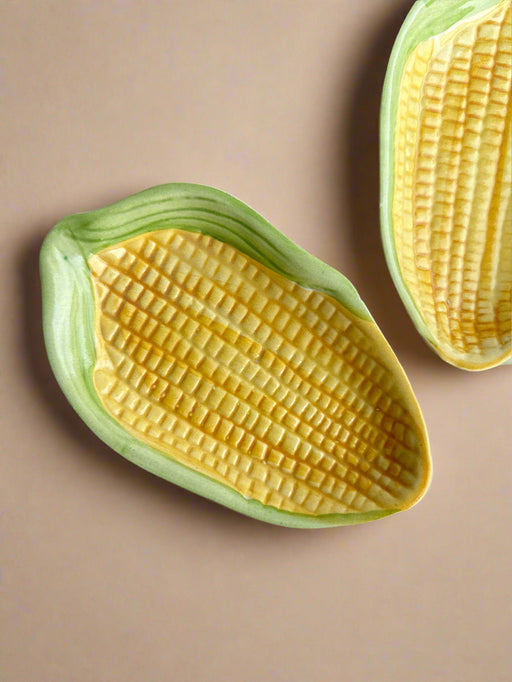 Nurture India Bhutta Corn Snack Plates 2-Piece Set