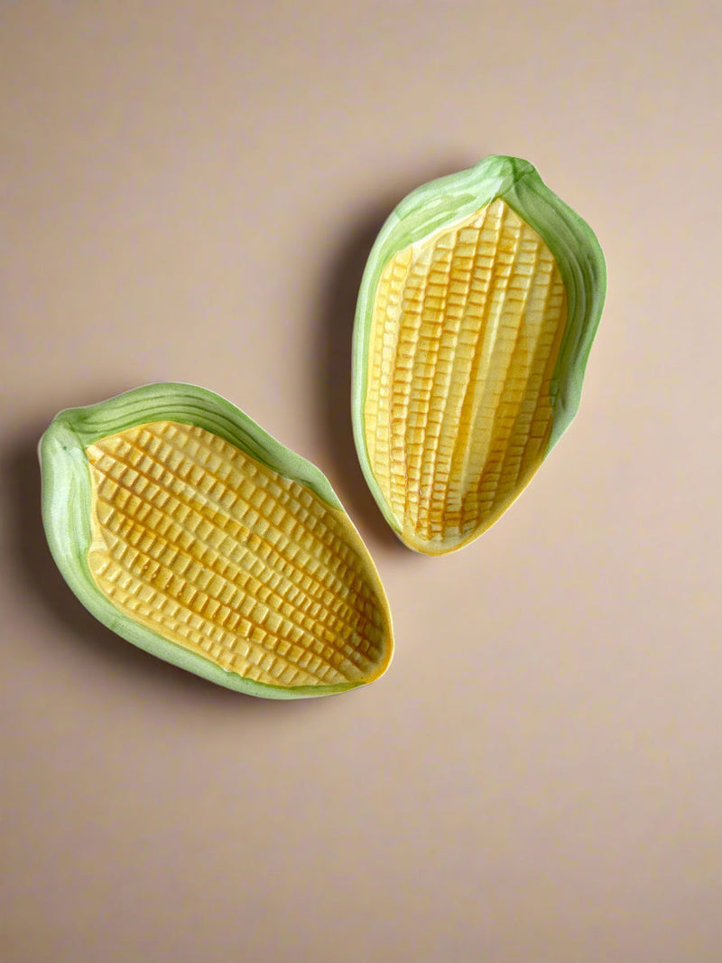 Nurture India Bhutta Corn Snack Plates 2-Piece Set
