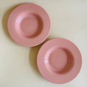 The Blush Pink Ceramic Pasta Plate