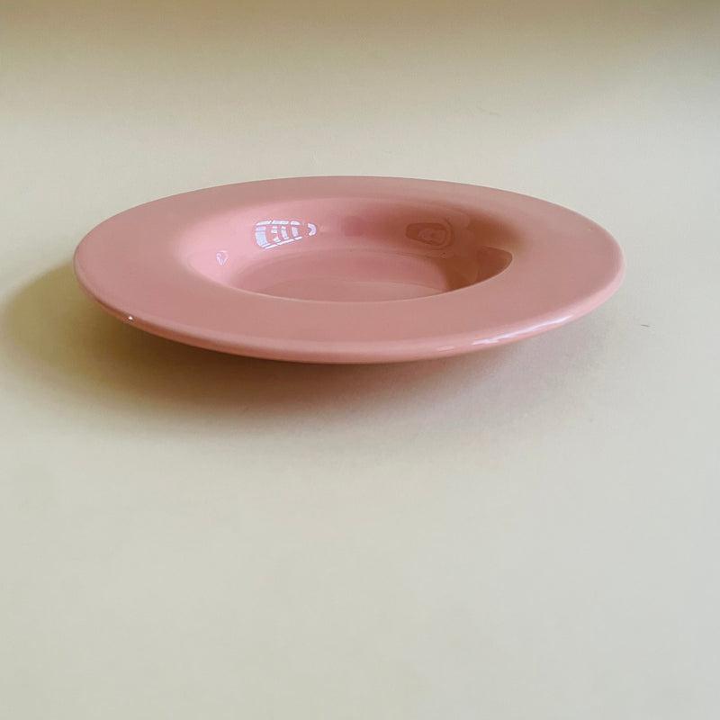 The Blush Pink Ceramic Pasta Plate