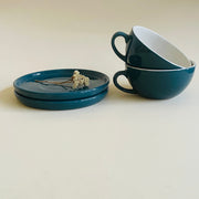 Viridi Latte Cup Saucer Set 320ml
