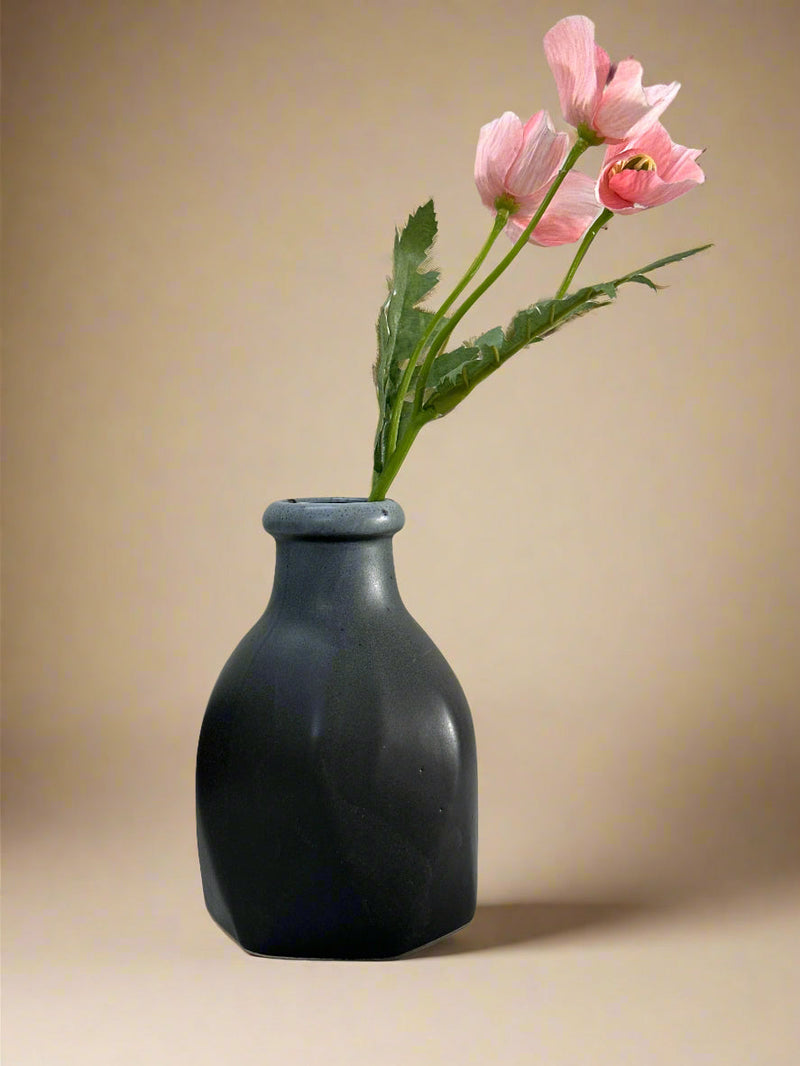 Nurture India Black Ombre Bud Vase