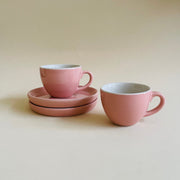 Baby Pink Espresso Cup Saucer Set
