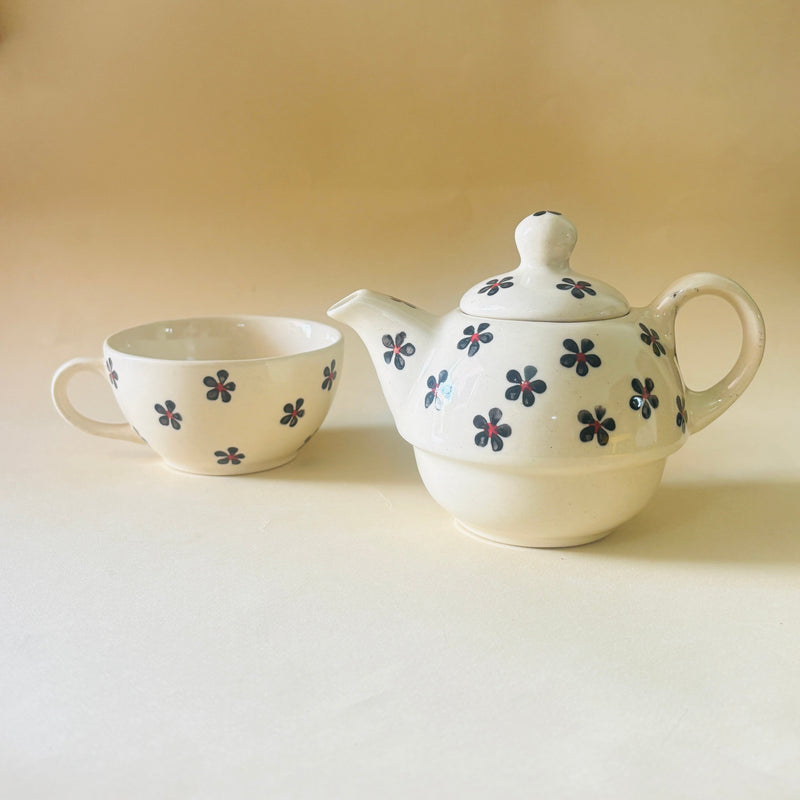 ceramic-kitchen-black-floral-tee-pot-set