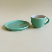 Sage Green Espresso Cup Saucer Set