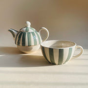 ceramic-kitchen-green-white-striped-tee-pot-set