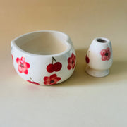 ceramic-kitchen-red-floral-matcha-bowl-whisk-holder-set-handcrafted-elegance-for-your-daily-ritual