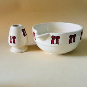ceramic-kitchen-red-bow-matcha-bowl-whisk-holder-set-handcrafted-elegance-for-your-daily-ritual