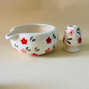 ceramic-kitchen-red-pink-floral-matcha-bowl-whisk-holder-set