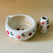ceramic-kitchen-red-pink-floral-matcha-bowl-whisk-holder-set