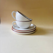The Marbella Cappucino Cup Saucer Set Ceramic Kitchenware