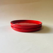 Rojo Sangre Snack Plates Ceramic Kitchenware