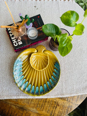 Chip & Dip Serving Ceramic Serving Platter