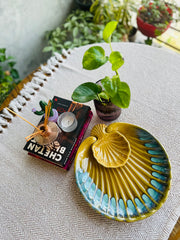 Chip & Dip Serving Ceramic Serving Platter