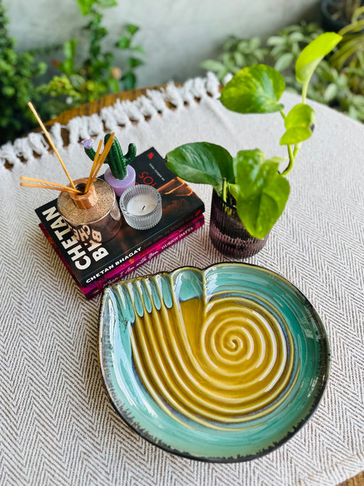 Shell Ceramic Serving Platter
