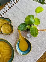 Mustard Pan Ceramic Serving Platter