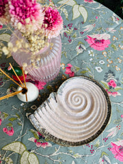 Roseate Shell Ceramic Serving Platter