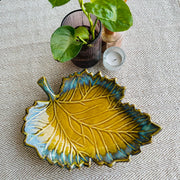 Leaf Ceramic Serving Platter