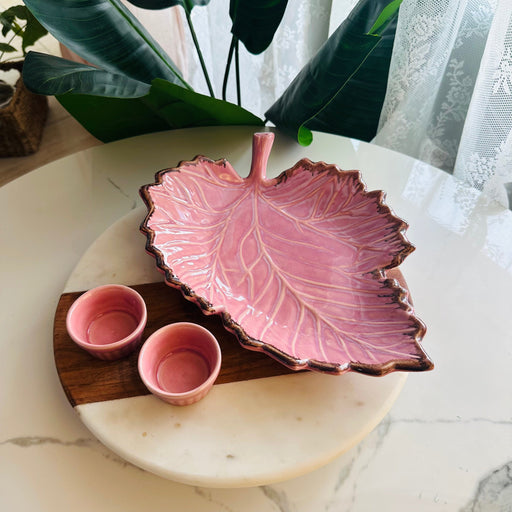 Edition Blush Ceramic Serving Platter Set