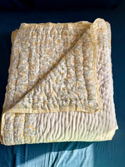 aenak-yellow-blossom-handblock-reversible-mulmul-cotton-quilt