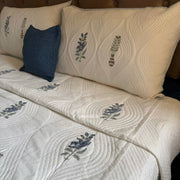 aenak-blue-dahlia-embossed-quilted-handblock-bedcover-set