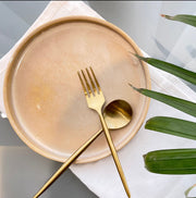 The Mustard Ceramic Flat Plate