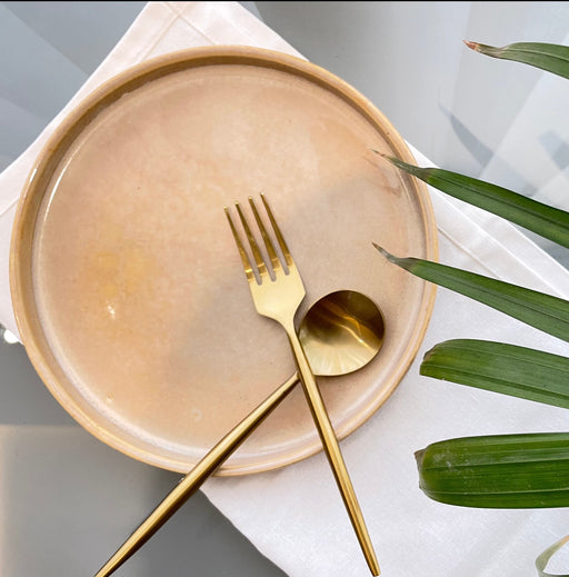 The Mustard Ceramic Flat Plate
