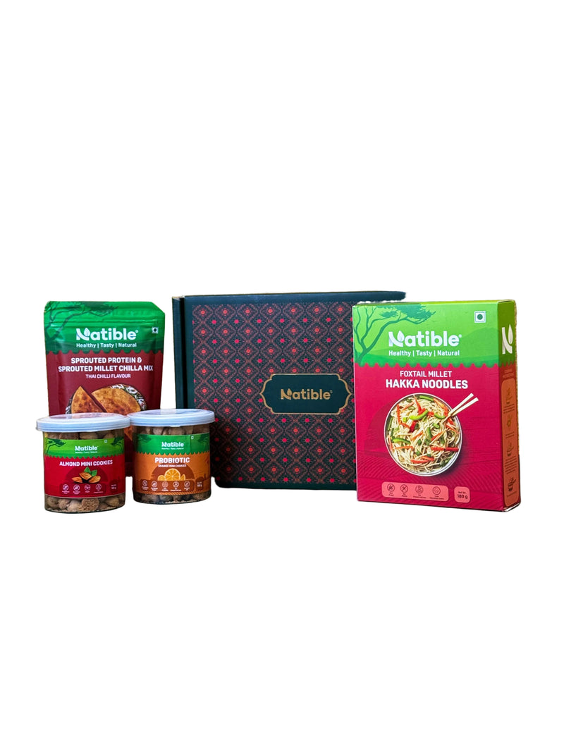 Natible Natible Smart Snacking & Meals Variety Pack – Traditional Millet Based Food