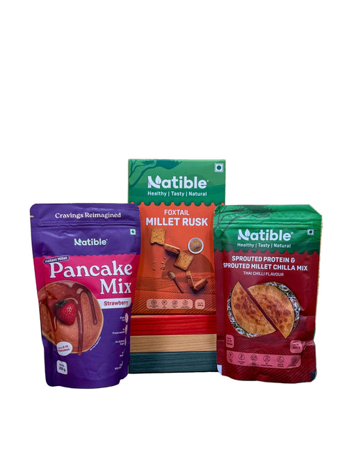 Natible Breakfast Variety Pack – Traditional Millet Based Food