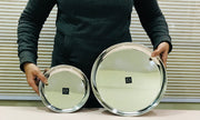 Stainless Steel Set of 12 Plates