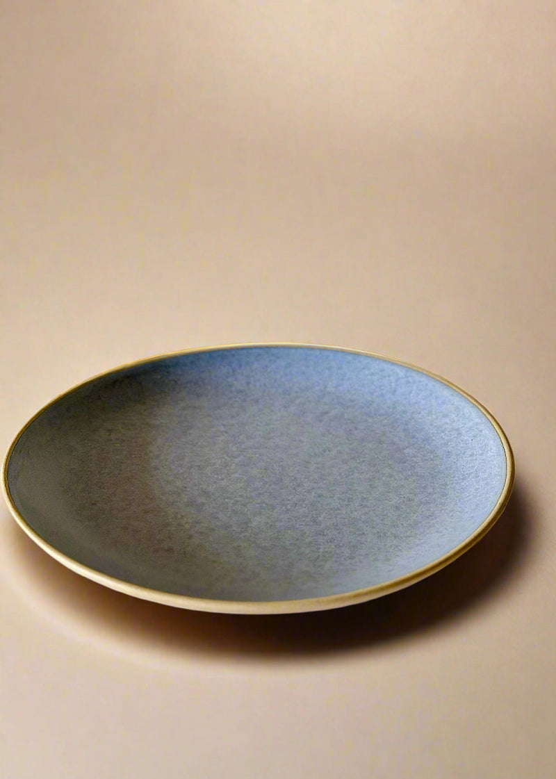 Nurture India Ocean Grey Dinner Plates 10-Inch