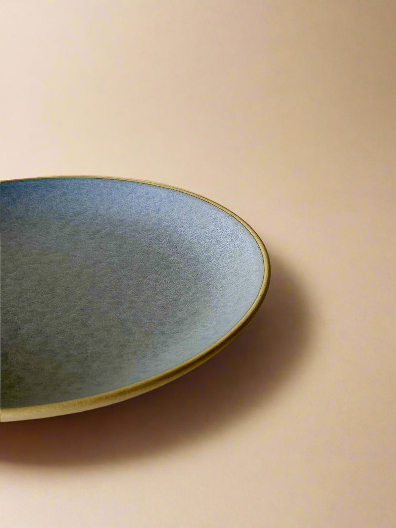 Nurture India Ocean Grey Dinner Plates 10-Inch
