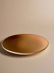 Nurture India Terracotta Brown Dinner Plates 10-Inch