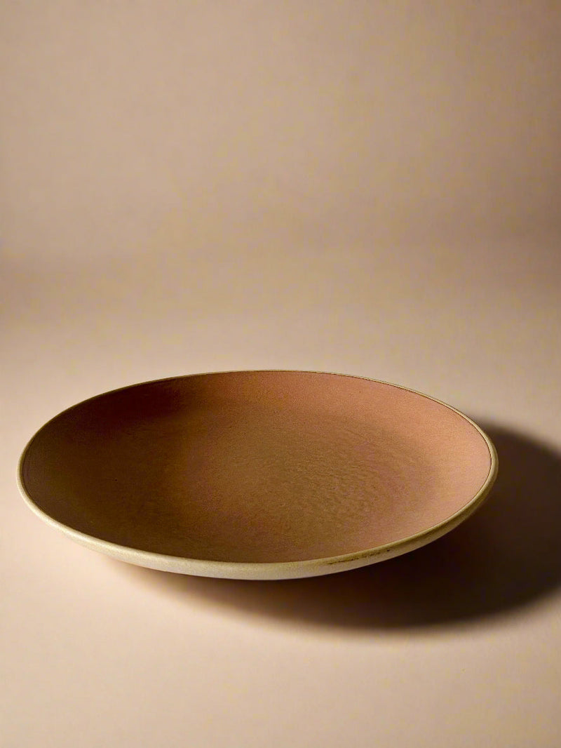 Nurture India Terracotta Brown Dinner Plates 10-Inch