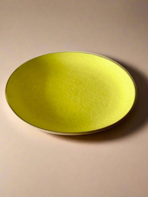 Nurture India Lemon Yellow Dinner Plates 10-Inch