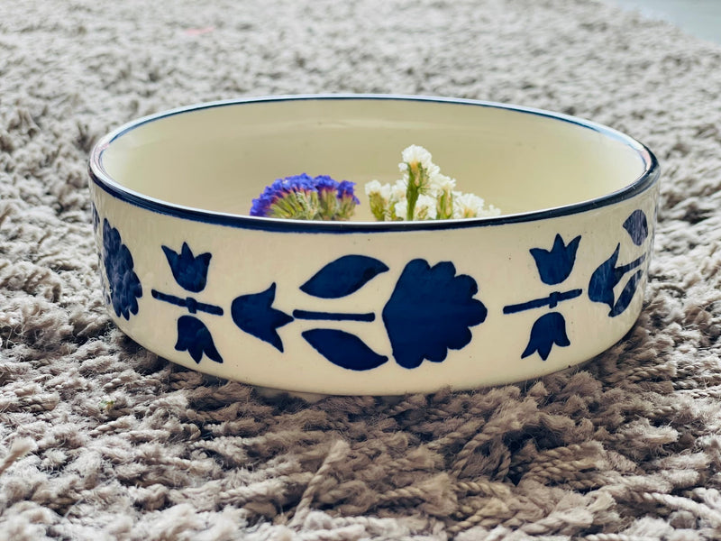 ceramic-kitchen-hand-painted-flat-bowl-set