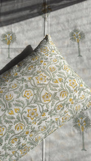 aenak-yellow-blossom-handblock-bedsheet-quilt-combo-set