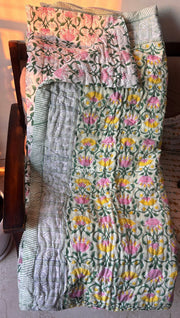 aenak-blue-floral-garden-handblock-printed-reversible-mulmul-cotton-quilt