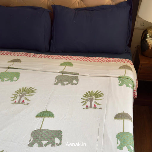 aenak-red-lotus-jaal-handblock-printed-mulmul-cotton-reversible-dohar