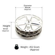 Stainless Steel 3-Plate Fancy Idly Stand with 3 Unique Designs – Kitchen Utensil