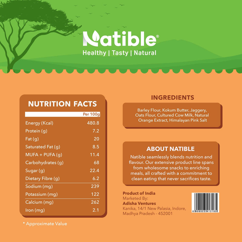Natible Variety Pack Pack of Cookies (2 Flavours) – Wholesome Snack Cookies