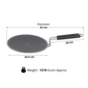 Iron Griddle/Tawa with – Flat Griddle Tawa