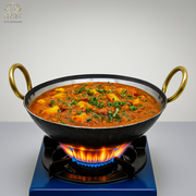Iron/Loha Hammered Wok/Kadhai for Cooking – Cooking Kadai